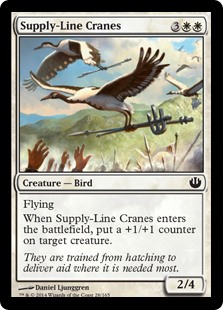 Supply-line cranes